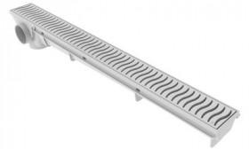 imagem de RALO LINEAR C/GRELHA 50CM BRANCO