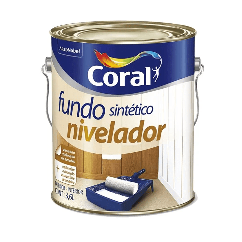 imagem de Fundo Sintético Nivelador Branco 3,6 Litros